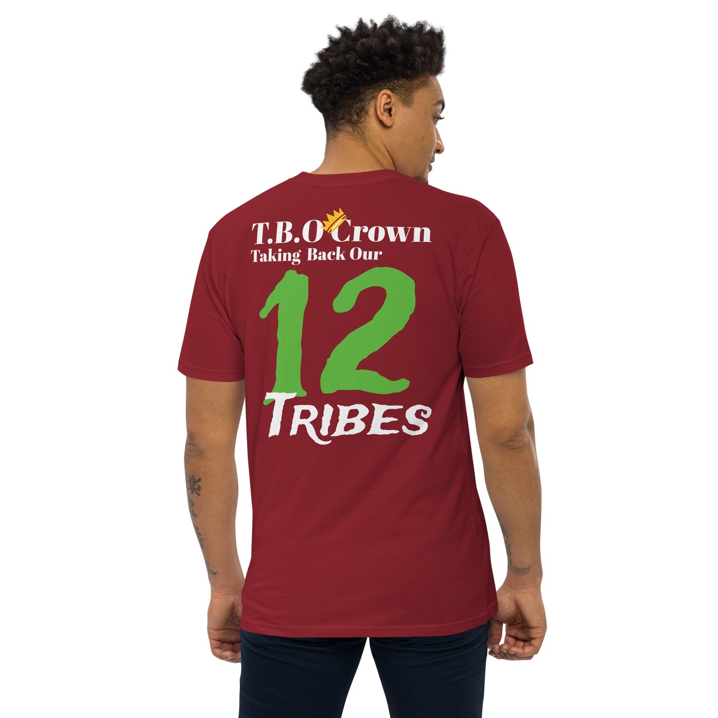 T.B.O Crown FresH Prince Of Israel Men’s premium heavyweight tee