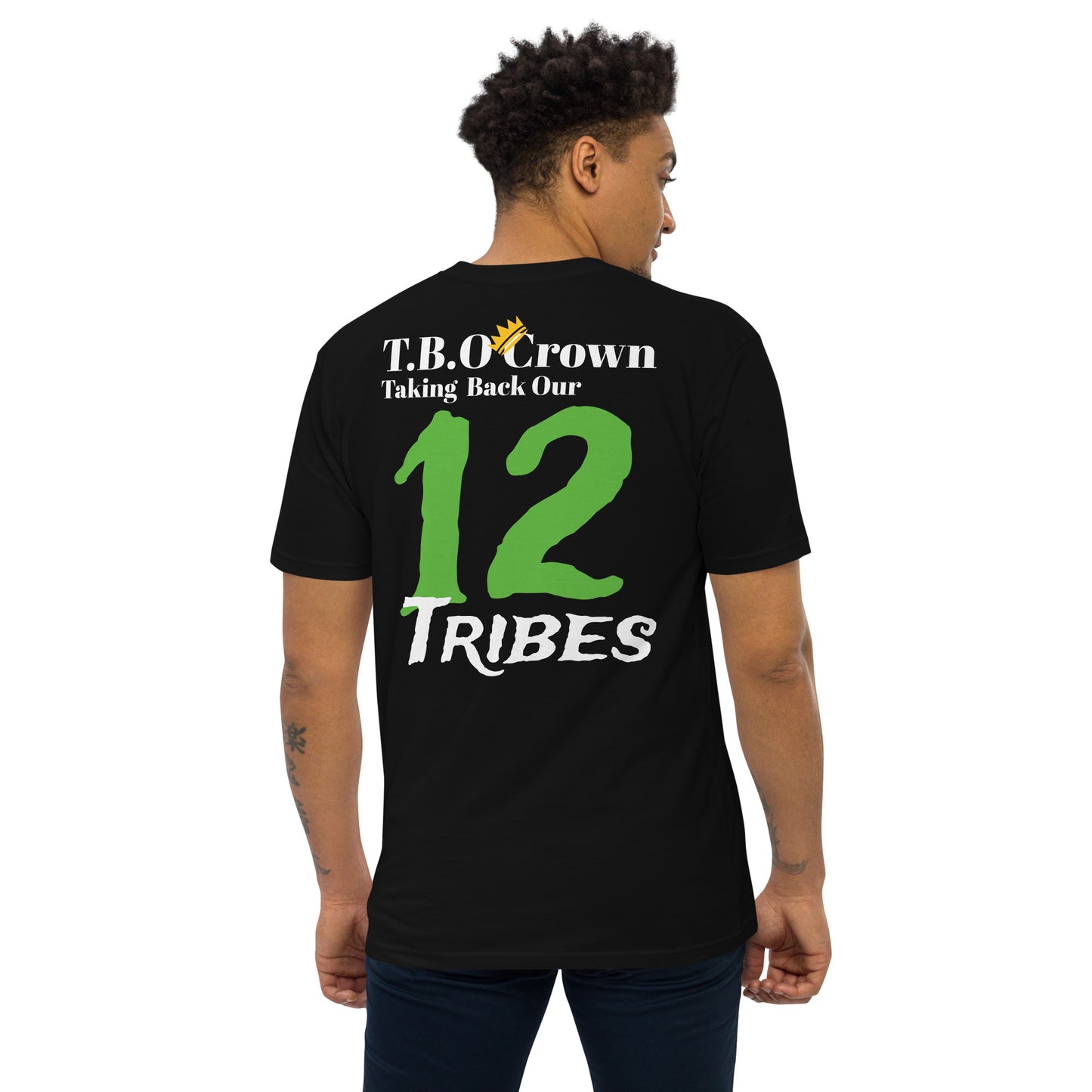 T.B.O Crown FresH Prince Of Israel Men’s premium heavyweight tee