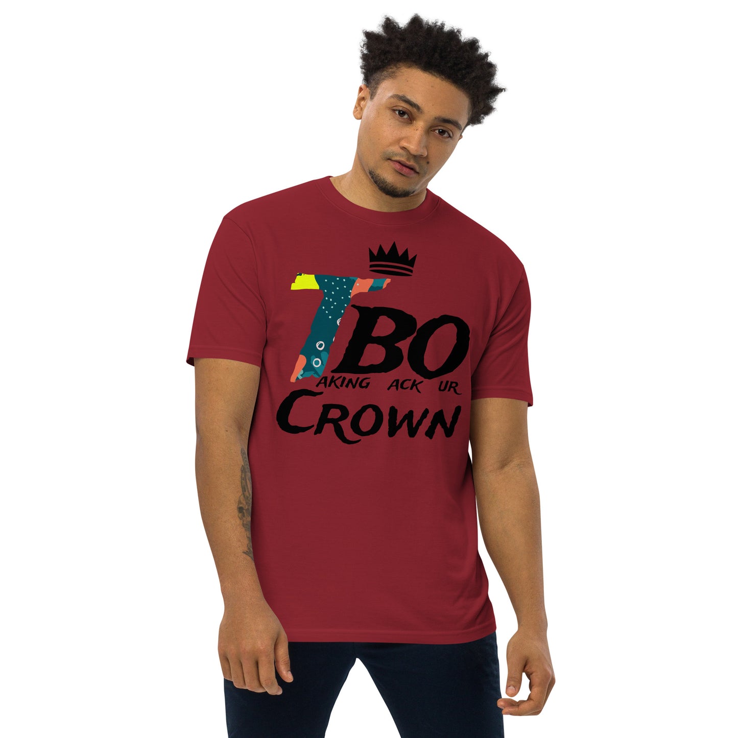 T.B.O Crown Psalm 82:6 Men’s premium heavyweight tee
