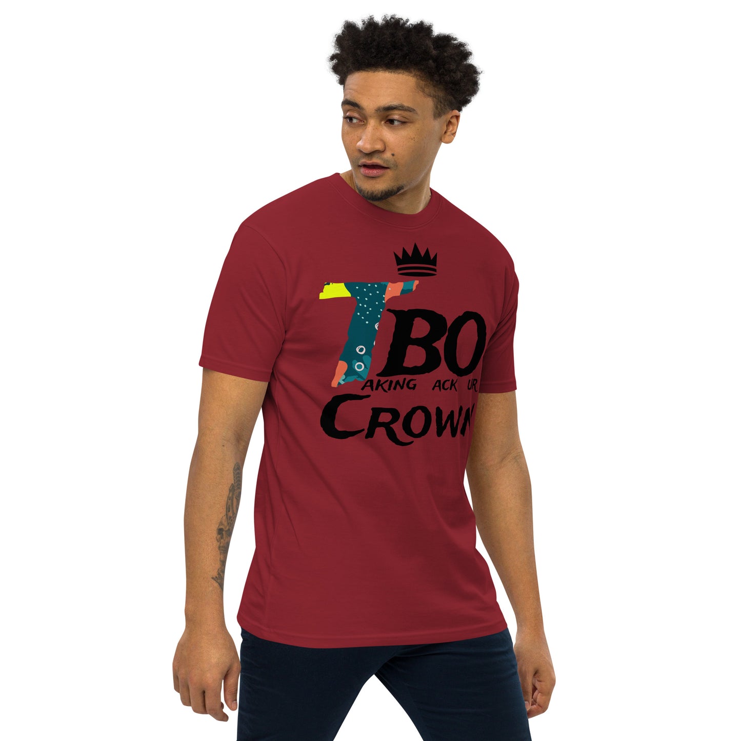 T.B.O Crown Psalm 82:6 Men’s premium heavyweight tee