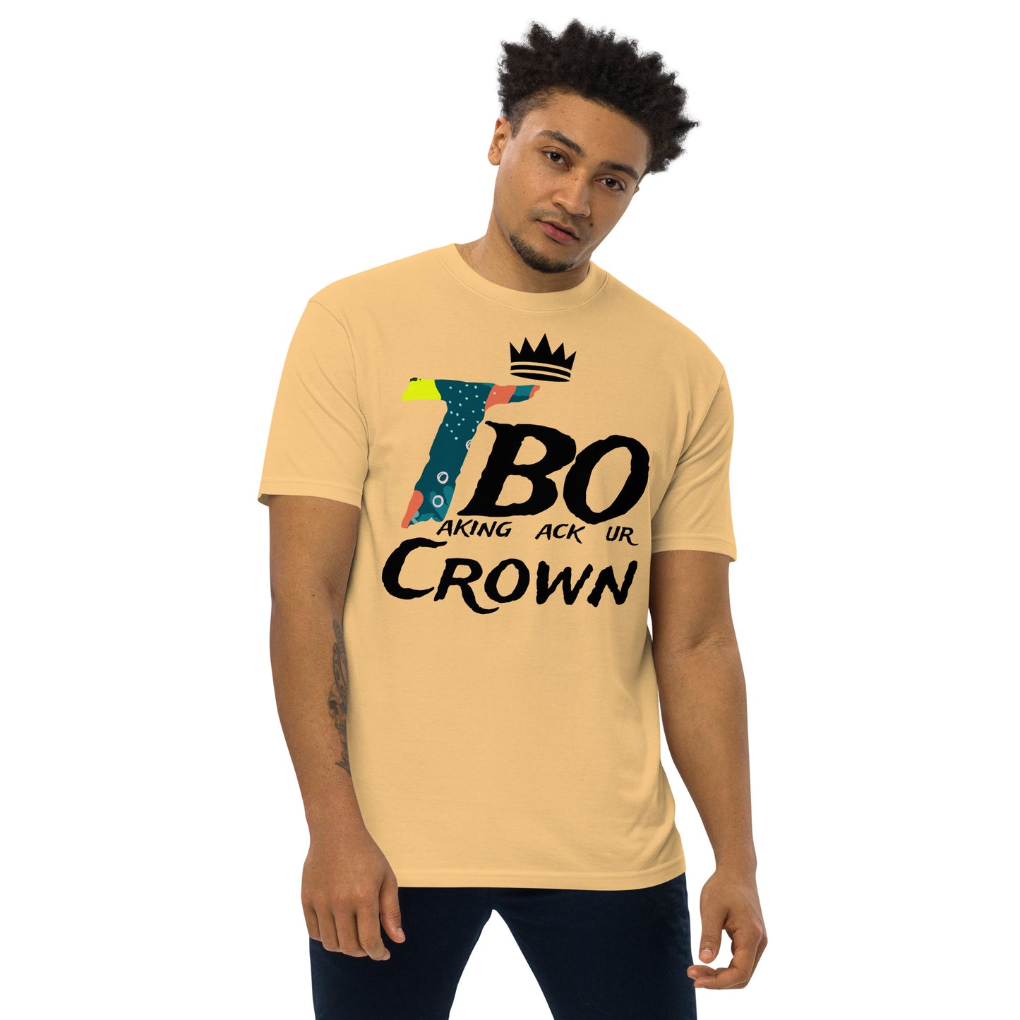 T.B.O Crown Psalm 82:6 Men’s premium heavyweight tee