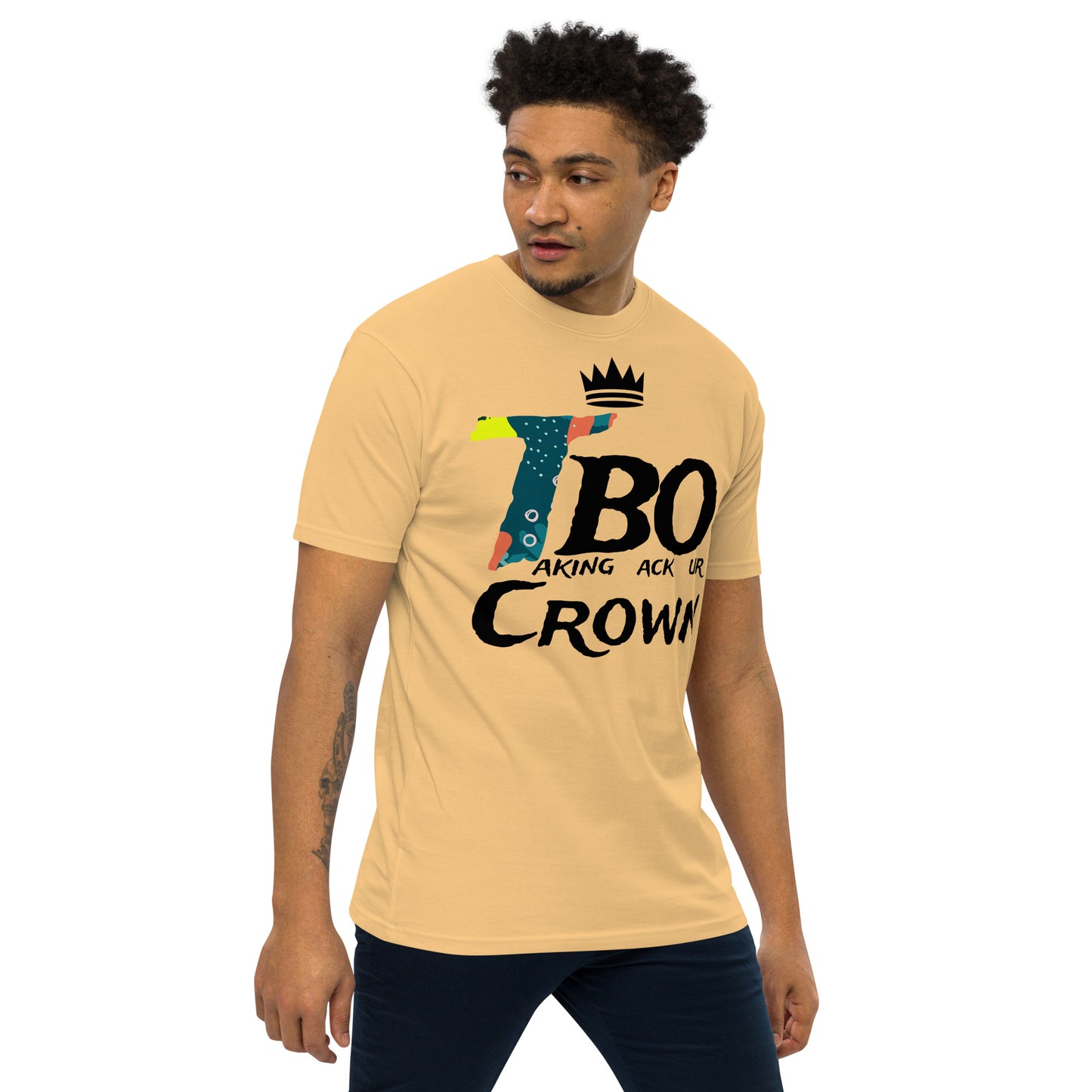T.B.O Crown Psalm 82:6 Men’s premium heavyweight tee