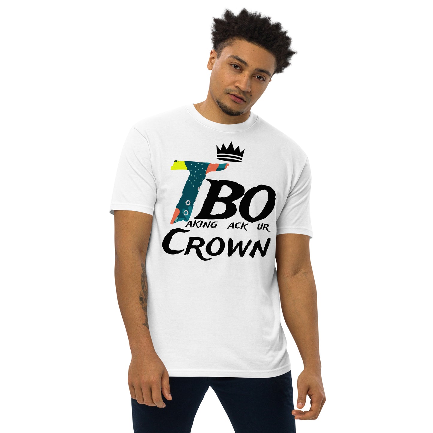 T.B.O Crown Psalm 82:6 Men’s premium heavyweight tee