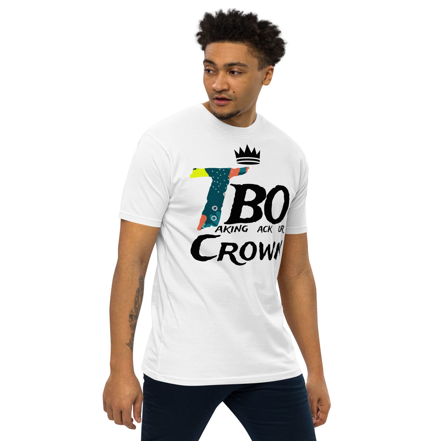 T.B.O Crown Psalm 82:6 Men’s premium heavyweight tee