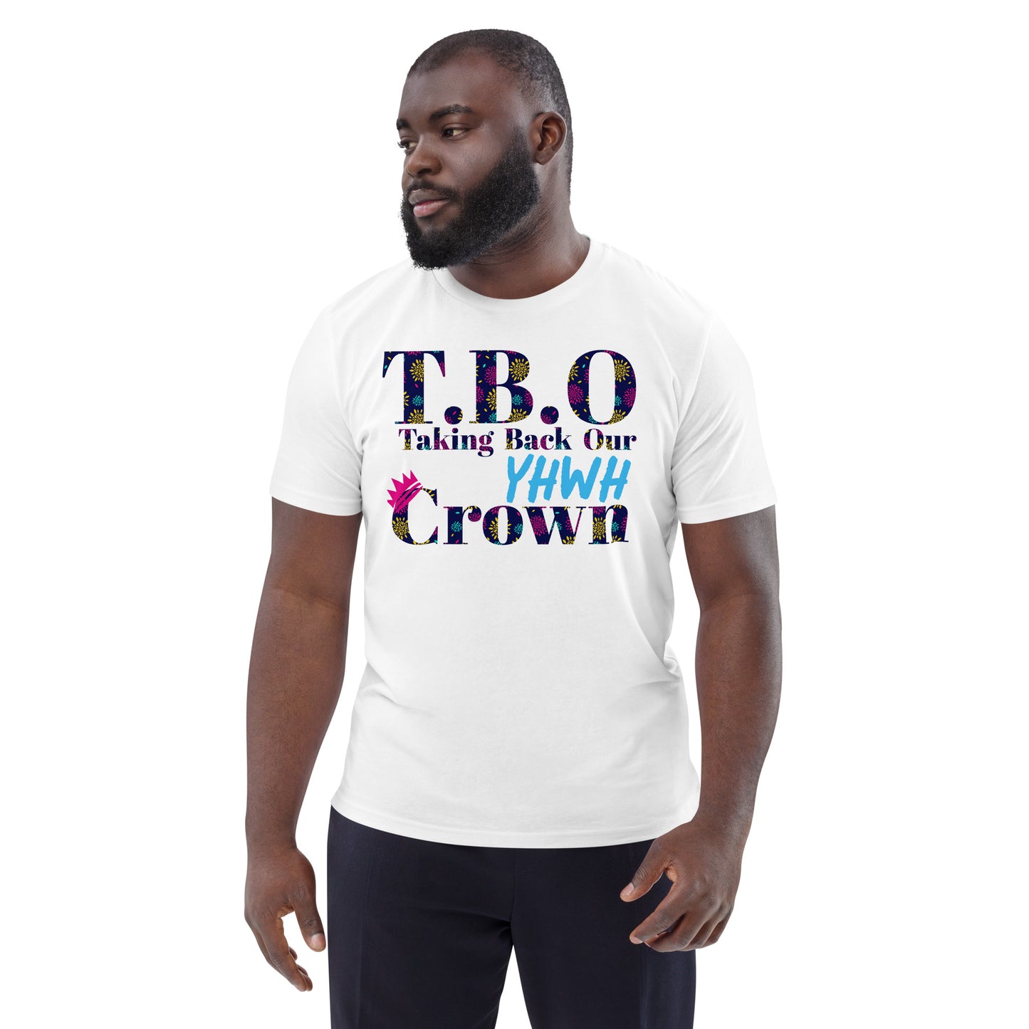 T.B.O Crown YHWH Unisex organic cotton T-Shirt
