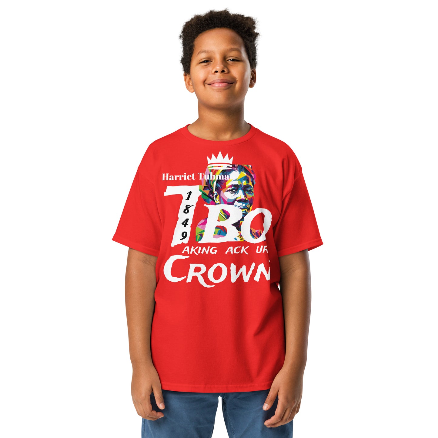 T.B.O Crown Harriet Tubman Youth classic tee