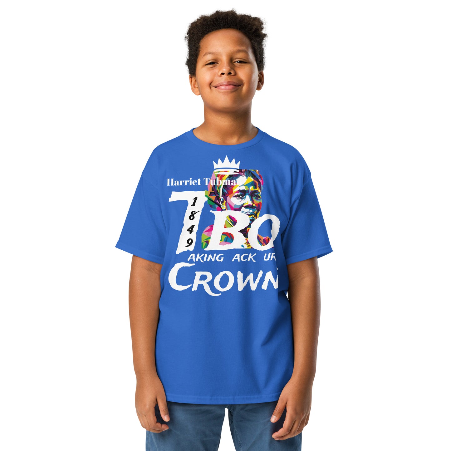T.B.O Crown Harriet Tubman Youth classic tee