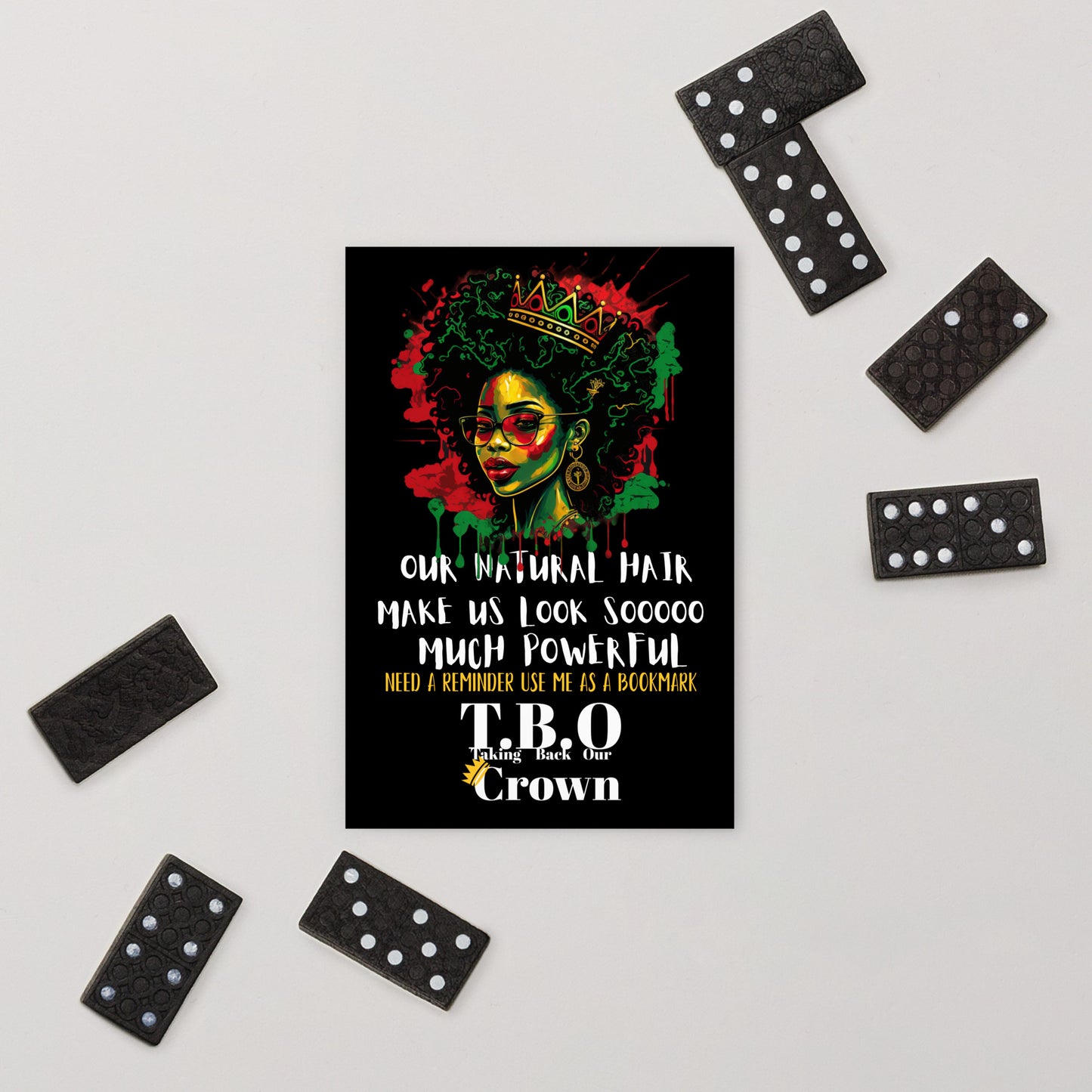 T.B.O Crown Natural Hair Standard Postcard