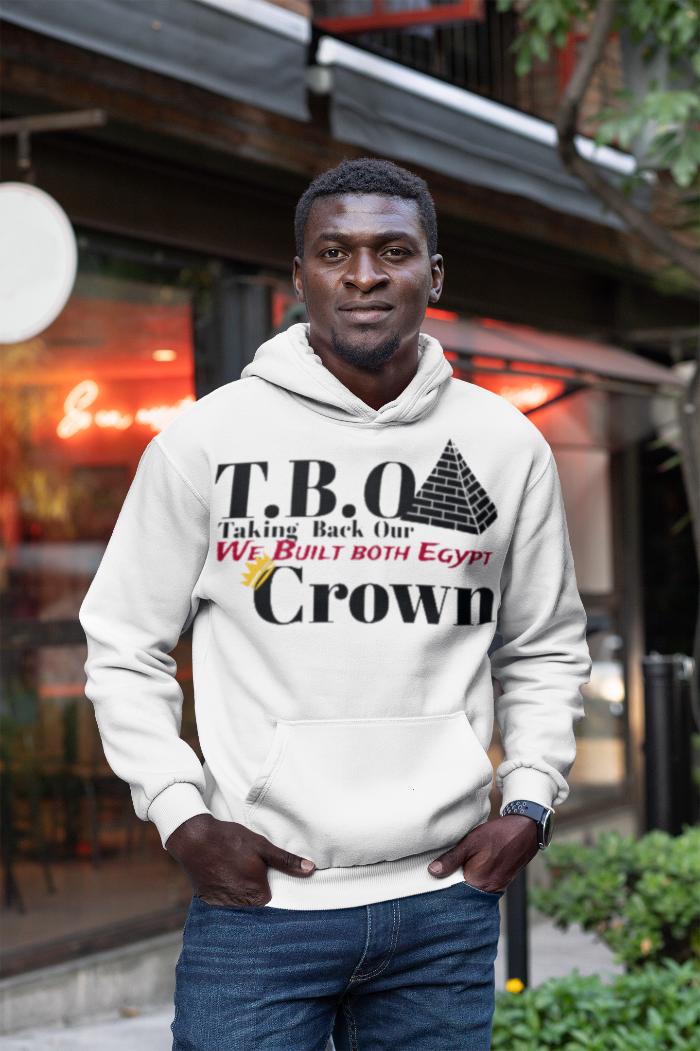 T.B.O Crown We Built Both Egypt Unisex Hoodie