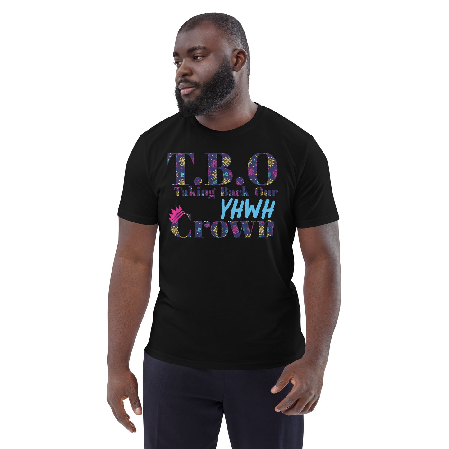 T.B.O Crown YHWH Unisex organic cotton T-Shirt