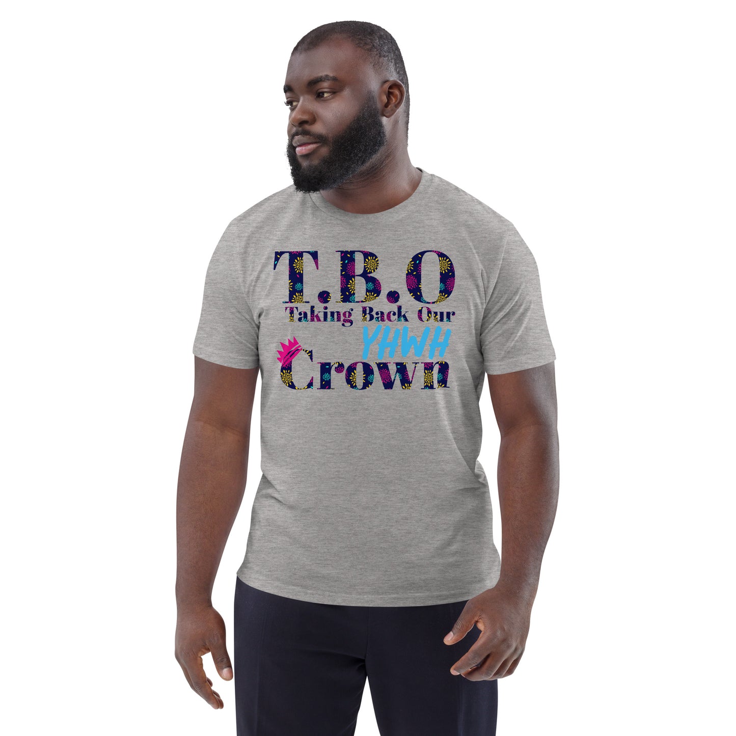 T.B.O Crown YHWH Unisex organic cotton T-Shirt