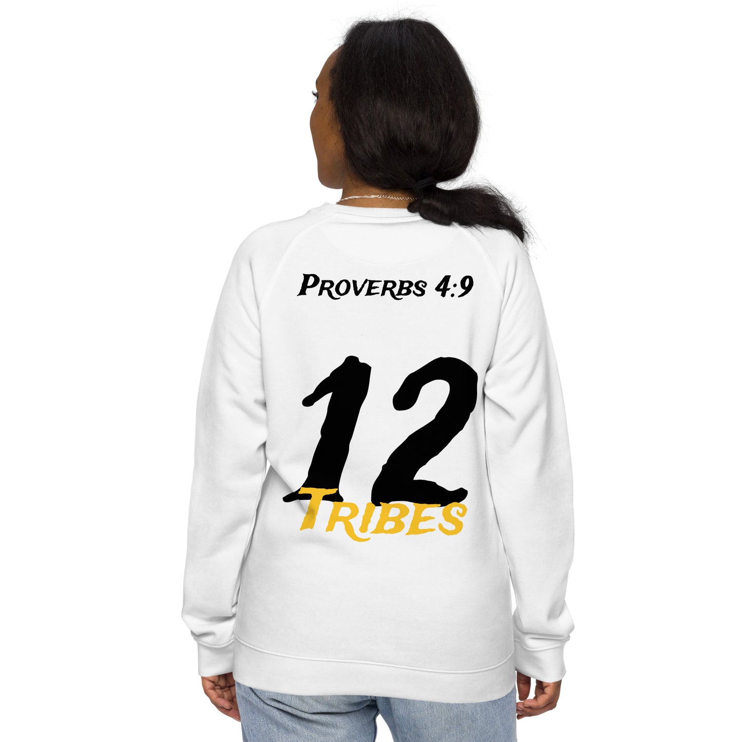 T.B.O Crown Unisex organic raglan sweatshirt