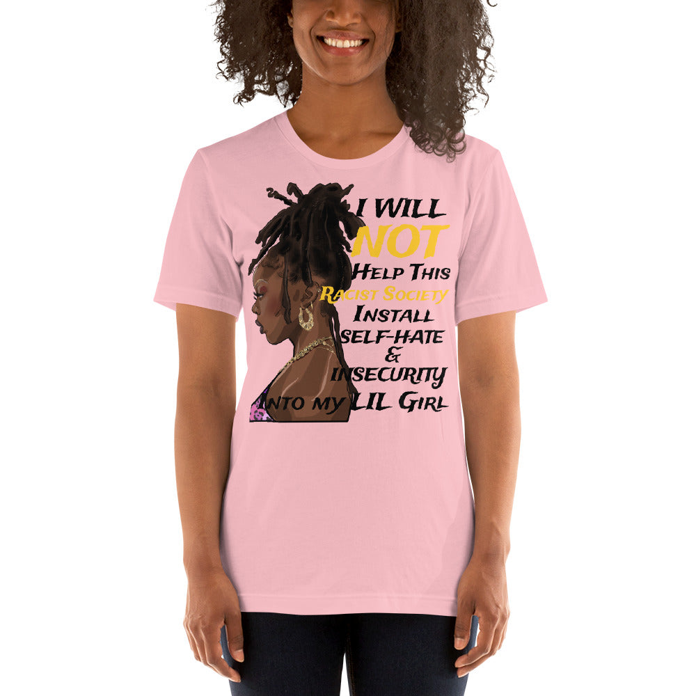 T.B.O Crown I WILL NOT Unisex t-shirt